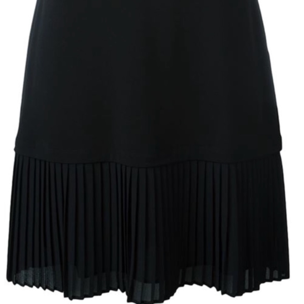 SOLD NWT MICHAEL KORS Pleat Hem Fit & Flare Dress - Picture 3 of 8